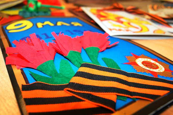 Открытка ветерану (май 2014)